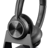 Plantronics/Poly Savi 7320 UC Stereo Headset With Charging Stand + D400 USB-A DECT Dongle