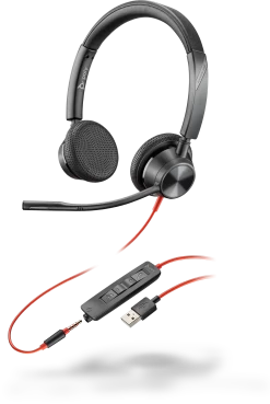 Plantronics/Poly Blackwire 3305 Series Corded USB Headset -JABRA Store blackwire 3325 usb a 1