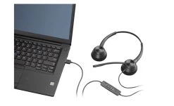 Plantronics/Poly EncorePro EP320 USB-C Corded Headset -JABRA Store computer