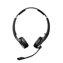 EPOS|Sennheiser IMPACT DW Pro 2 USB ML Wireless Headset (DW30USBML) -JABRA Store epos sennheiser impact dw pro 2 usb ml wireless headset front view