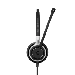 EPOS|Sennheiser IMPACT SC 630 Corded Headset -JABRA Store epos sennheiser impact sc 630 corded headset side angle logo