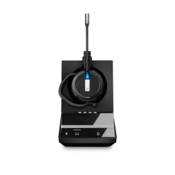 EPOS|Sennheiser IMPACT SDW 5013 3-in-1 Wireless Headset - USB -JABRA Store epos sennheiser impact sdw 5013 3 in 1 wireless headset usb front view earhook with base