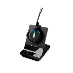 EPOS|Sennheiser IMPACT SDW 5013 3-in-1 Wireless Headset - USB -JABRA Store epos sennheiser impact sdw 5013 3 in 1 wireless headset usb side view earhook with base