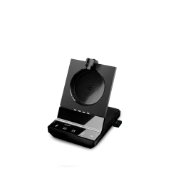 EPOS|Sennheiser IMPACT SDW 5066 Duo Wireless Headset -JABRA Store epos sennheiser impact sdw 5066 duo wireless headset left side view base