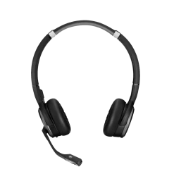 EPOS|Sennheiser IMPACT SDW 5066 Duo Wireless Headset With HSL10 II Lifter -JABRA Store epos sennheiser impact sdw 5066 duo wireless headset with hsl10 ii lifter front view