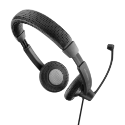 EPOS | Sennheiser SC 75 USB MS Corded Headset -JABRA Store epos sennheiser sc 75 usb ms corded headset 3d angle