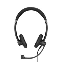 EPOS | Sennheiser SC 75 USB MS Corded Headset -JABRA Store epos sennheiser sc 75 usb ms corded headset front view