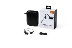Shokz OpenComm 2 Wireless Bluetooth Bone Conduction Headset - Black -JABRA Store file 1