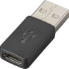 Plantronics/Poly Spare Adapter, USB Type C To USB Type A