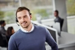 Jabra Engage 55 Wireless Headset -JABRA Store jabra engage 55 mono lifestyle male standing office large rgb 8