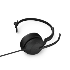 Jabra Evolve2 50 Corded USB Headset -JABRA Store jabra evolve2 50 angle 18a ms transparent rgb