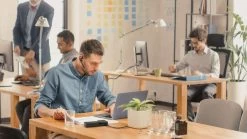 Yealink BH71 Workstation Pro Teams Bluetooth Wireless Headset, USB-A -JABRA Store lifestyle 5 2