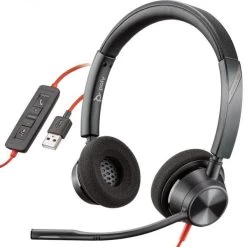Plantronics/Poly Blackwire 3300 Series Corded USB Headset -JABRA Store plb3320usba 2