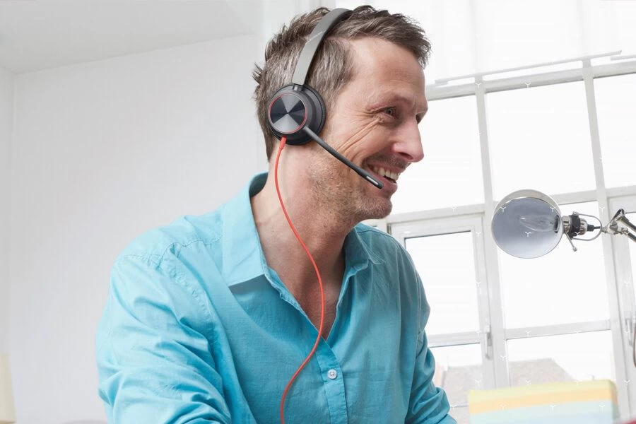 Plantronics/Poly Blackwire 8225 ANC Corded USB Headset 3 Plantronics/Poly Blackwire 8225 ANC Corded USB Headset - Image 3