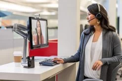 Plantronics/Poly Voyager 4300 Series Bluetooth Headset 23 Plantronics/Poly Voyager 4300 Series Bluetooth Headset -JABRA Store poly voyager 4320 studio p5 open office lifestyle 25