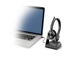 Plantronics/Poly Savi 7320 Office Wireless Headset -JABRA Store savi 7320 office laptop situation high res rgb 1