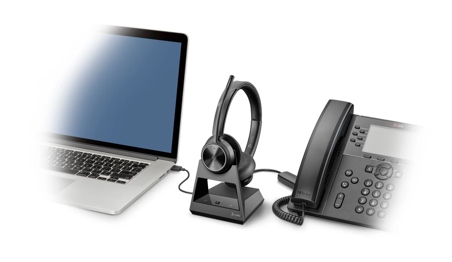 Plantronics/Poly Savi 7320-M Office Wireless Headset 2 Plantronics/Poly Savi 7320-M Office Wireless Headset - Image 2