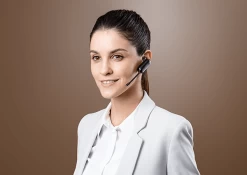Yealink WH63 Convertible Wireless Headset -JABRA Store wearing style 1