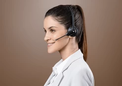 Yealink WH63 Convertible Wireless Headset -JABRA Store wearing style 3